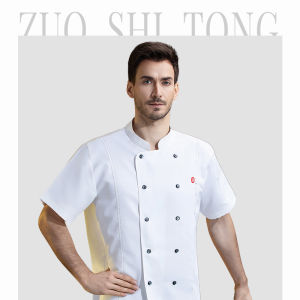 ZST | Customized Summer Chef Uniform Short Sleeve Anti-Oil Anti-Smoke
