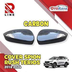 RUSH TERIOS 18 2018 2025 AVANZA XENIA 2019 2024 Cover Mirror Spion CARBON 2pcs By R LINE