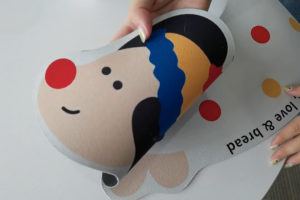 พรมชักโครก 65*55 น้องหมาคัชชุน Uดูดซับน้ำได้ดี พรมเช็ดเท้า แห้งไว พรมซิลิโคนไดอะตอมไมต์ พรมสไตล์เกาหลี