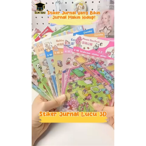 2.5D Dekorasi Ruangan Landscape Sticker Lucu Satisfying DIY / STICKER 3D Premium Decoration Creative Mainan Anak Lucu Viral