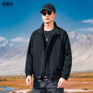 Enjeolon | Vintage Windproof Stand-up Collar Jacket