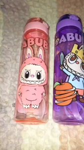 BACK TO SCHOOL NEW 800ML CUTE WATER BOTTLE TUMBLER WITH STRAP HANDLE AND STRAW FOR KIDS
