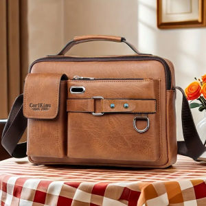 LZ69 2026 New Fashion Retro Crossbody Bag For Men Large Capacity Business Shoulder Bag L69Z