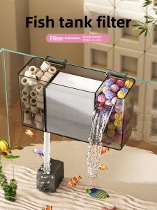HUICHONG | Wall-Mounted Mini Aquarium Filter Oxygenator