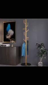 ชั้นวางผ้า ที่แขวนหมวก สูง 170 ซม. สไตล์การออกแบบเป็นชั้นวางผ้า ที่แขวนหมวก