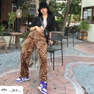 พร้อมส่ง - กางเกงผ้ากำมะหยี่ สายฝอ