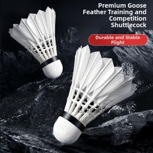 forsso | Durable Goose Feather Badminton Shuttlecocks 12 Pieces