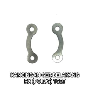 Kancingan Ger Belakang RX KING (polos / Bulat) harga per set isi 2- Plat Klem Kancing Gear Gir Depan