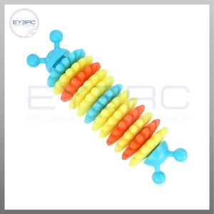 Interactive Pet Chewing Toy Caterpillar-shaped Durable Chew/Bone Toy for Dogs Cats Promotes Healthy Chewing Habits