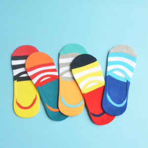 ถุงเท้าข้อสั้นซิลิโคนถุงเท้าซ่อนปากตื้นผู้ชายถุงเท้ากันเหม็นกันลื่นข้อต่ำแบบบางสำหรับฤดูร้อนถุงเท้าข้อสั้นผู้ชายถุงเท้าผ้าฝ้ายล้วน