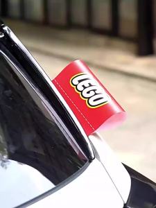 2025taxi Washable Car Sticker National Flag Barbie Car Tail Decoration Label Tom and Jerry Car Washable Label Sticker