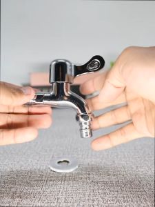 Keran Mesin Cuci / Kran Air Tembok / Taman Kamar Mandi Stainless - 2102