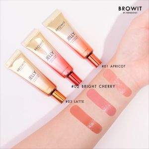 Browit เจลลี่อายแชโดว์10g เจลลี่ครีมบางเบา แต่งแต้มสีสันให้กับเปลือกตาและพวงแก้ม
