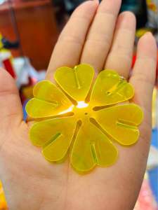 Hoa kim sa size đại 6 cánh lấp lánh làm hoa làm thủ công handmade đa ứng dụng(100g-6cm)