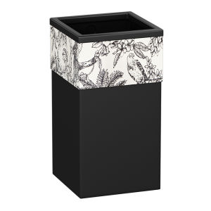 Retro Luxury Large Capacity Circular Metal Trash Can for Living Room Bathroom Home Use Double Bucket Inner 304 Stainless Steel