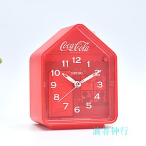 Quiet Creative Cuckoo Clock Music Alarm Clock for Students Childrens Desk Clock Seiko Brand Plastic Material Single Side