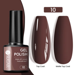UR SUGAR 7ML Autumn Nail Gel Brown Series All For Manicure Gel Nail Polish Semi Permanent Soak Off LED UV Nail Art Varnishes