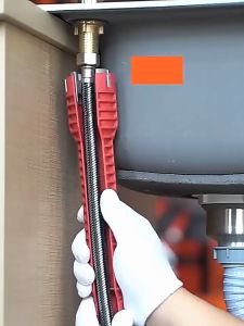 1PC 8-In-1 Sink Wrench: A Multifunctional Plumbing Repair Tool