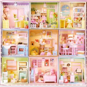 Lighted DIY Miniature Scene Handmade Simulation Toy