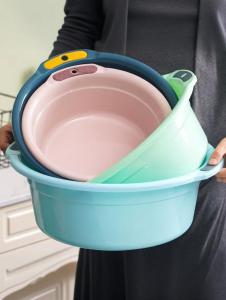 Thickened Plastic Large Size Face Washing Vegetable Cleaning Foot Washing Laundry Basin for Home Use Student Dormitory Baby