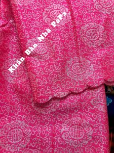 Khăn Trải Bàn Gấn Thun Bông Song Hỷ