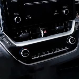 Ốp Trang Trí Viền Màn Hình Dẫn Đường Dán Decal Nội Thất Ốp Carbon ABS Cho Toyota Corolla E210 2019-2025 Hybrid