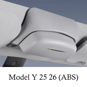 Car Sunglasses Holder for Tesla Model Y Juniper Model 3 Highland Glasses Case Eyewear Box ABS Suede Eyeglasses Organizer 2026