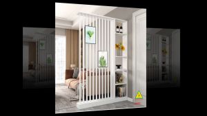 Vách ngăn phòng khách nhà bếp  vách ngăn liền kệ VLK402 - NỘI THẤT LẮP RÁP VIENDONGADV