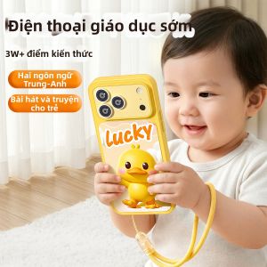 ZHENMIAO | Đồ Chơi Điện Thoại Tương Tác Giáo Dục Sớm Màn Hình Cảm Ứng Nạp Lại Điện