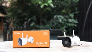 IMOU กล้องวงจรปิดไร้สาย BULLET 2C รุ่น IPC-F42P 4MP Wi-Fi ดิจิทัล มีไมค์ บันทึกเสียง 4 ล้านพิกเซล