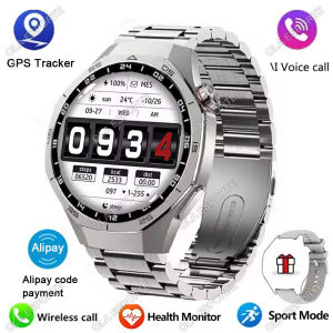 2026 New Smart Watch Men Watch 5 Pro 1.52 AMOLED Screen Bluetooth Call GPS Trajectory NFC Heart Rate Dynamic Island SmartWatches