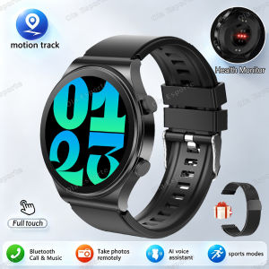 Watch 4 Pro New Mens Smartwatch 1.52 HD AMOLED Screen Health Tracking Bluetooth Call Voice Assistant Sports Smartwatches Hw12