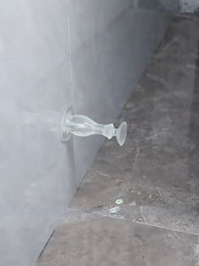 PVC Punch-free Door Stopper Durable Mute Anti-collision Cupboard Window Crash Cushion Strong Suction Self Adhesive