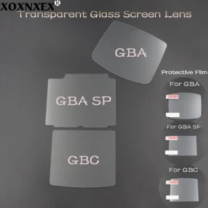 1PC/Set Replacement Transparent Glass Screen Lens For GBC GBA GBA SP Game Console Scratch-Resistant Protective Screen Part