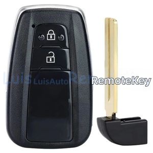 Vỏ Bọc Chìa Khóa Điều Khiển Từ Xa Thông Minh Cho Toyota - Chọn 2/3/4 Nút Tương Thích Với C-HR RAV4 Prius Prime Avalon Camry Corolla Highlander