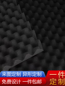 Customized High-Density Bubble Wrap Wave Sponge Soundproof Buffer Damping Toolbox Lining Sponge Egg Sponge Mat