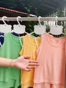 Bộ ba lỗ trơn Basic BENTY dễ mặc chất liệu an toàn cho bé quần áo trẻ em dễ thương cho bé mặc nhà