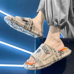 Summer Coconut Slippers Mens Sport Beach Anti-slip Waterproof Wearing Comfortable EVA Flat Heel Casual Slip-On Shoes