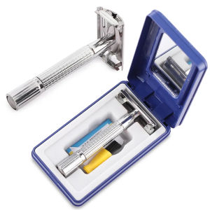 WANGDA PROFESSIONAL | 10 Cái Dao Cạo Râu Gấp Bằng Thép Không Gỉ Màu Bạc Dành Cho Nam Dụng Cụ Cạo Râu Thẳng Dụng Cụ Cạo Râu Cho Da Mặt - Lưỡi Dao Thay Thế