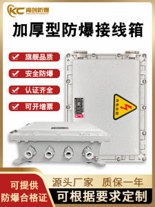 Explosion-Proof Distribution Box Box Explosion-Proof Stainless Steel Control Wiring Box Monitoring and Maintenance Instrument Operation Box Electric Cabinet