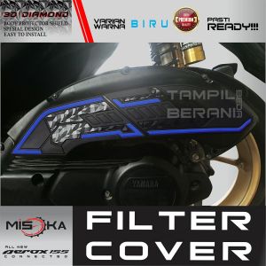 Misoka Filter Cover All New Aerox 155 Aksesoris Motor Matic Rubber Karet BUKANhayaidesu