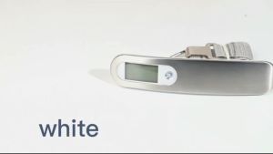 Electronic Luggage Scale Mini Stainless Steel  Portable Hanging Scale Portable 50KG Weighing Tool Express Parcel Scale