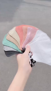 Khẩu Trang 3 Lớp 5D Che Kín Khuôn Mặt Túi ZIP Kháng Khuẩn Lọc Bụi Mịn Chống Nắng Vải Không Dệt.