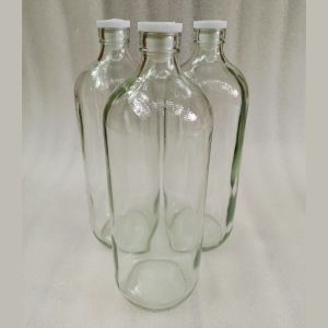 Botol Kaca 1 Liter/Botol Bensin Eceran/Botol Minyak/Botol Jamu/Botol Minuman+Tutup