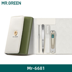 MR.GREEN Fashionable Manicure Sets Personal Care Tools Stainless Steel Travel Kits Nail Clippers Eyebrow Tweezer