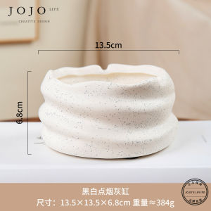 Nordic Ceramic Ashtray JOJOS L. PD Personalized Living Room Decorative Home Decoration Creative Individual Style