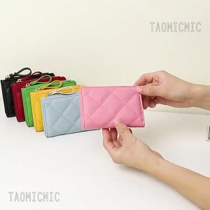 Hathinhuii - DOMPET LIPAT WANITA Dompet Pendek KULIT PU Leather PREMIUM KOREA IMPORT SLOT KARTU RESLETING KOIN