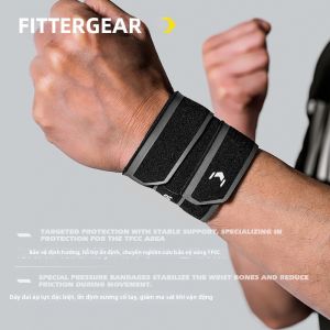 FitterGear | Dụng Cụ Hỗ Trợ Cổ Tay Bảo Vệ Chống Chấn Thương TFCC Trật Xương Tendinitis