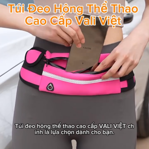 Túi Đeo Hông Thể Thao Nam Nữ Vali Việt Siêu Nhẹ Chống Nước Đựng Điện Thoại Khi Chạy Bộ Tập Thể Thao