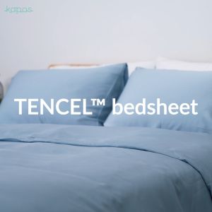 KAPAS LIVING | Fitted Bedsheet Set | Tencel | Bedsheet + Pillowcases | Single /Queen/King/Super King
